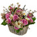 floral arrangement in a basket. France
